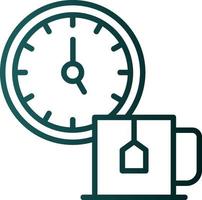 Tea Time Vector Icon Design