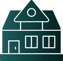 Bungalow Vector Icon Design