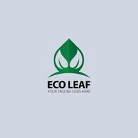 vector de logotipo de hoja ecológica