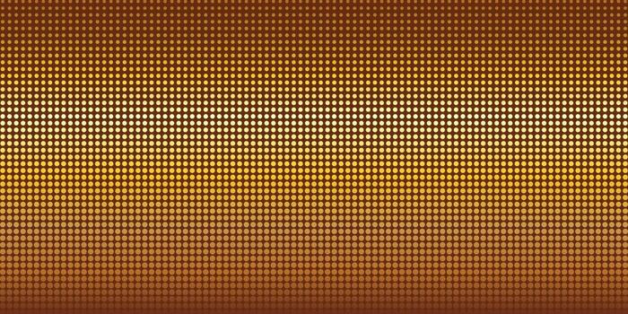 Brown rusty background with golden circles. Creative point gradient design for business. vector