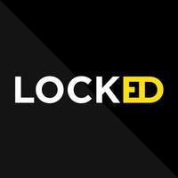 Locked concept on a black background vector