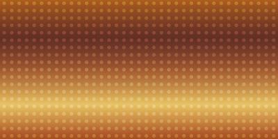 Brown rusty background with a gradient in yellow with uniform circles. Creative dot design of the background, web wallpaper. vector