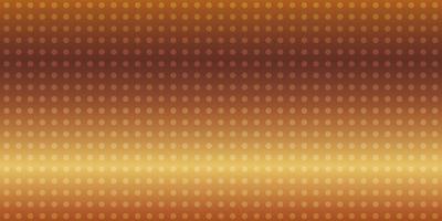 Brown rusty background with a gradient in yellow with uniform circles. Creative dot design of the background, web wallpaper. vector