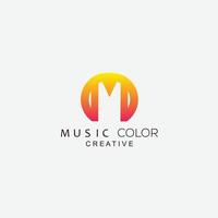 music color icon design symbol colorful vector