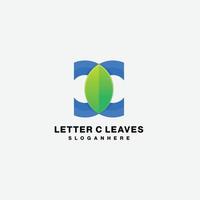 letter c design logo icon gradient colorful vector