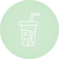 Soft Drink Line Vector Icon