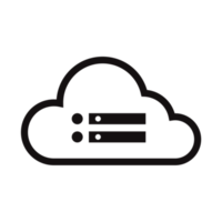 Transparent Cloud Server Icon png
