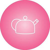 Unique Kettle Vector Line Icon