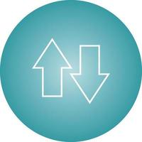 Unique Data Connection Vector Line Icon