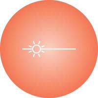 Unique Brightness Vector Line Icon