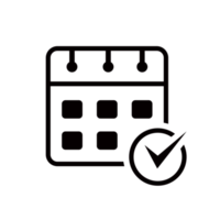 icono de programación de eventos transparente png