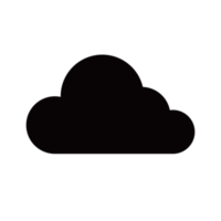 icono de nube transparente png