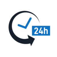 service 24h/24 png