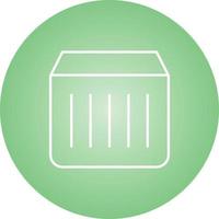 Unique Colors Box Vector Line Icon