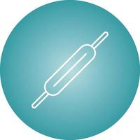 Unique Roller And Pin Vector Line Icon