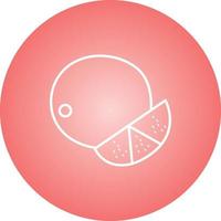 Unique Lime Vector Line Icon