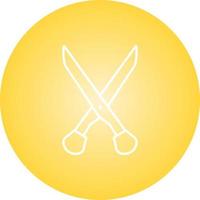 Unique Scissors Vector Line Icon