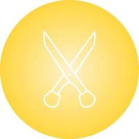 Unique Scissors Vector Line Icon