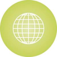 Unique Globe Vector Line Icon
