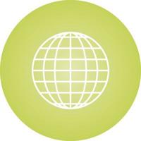 Unique Globe Vector Line Icon