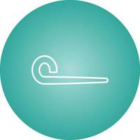 Unique Party Glower Vector Line Icon