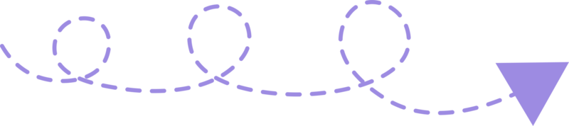 flecha de línea discontinua png