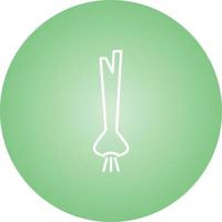 Unique Spring Onion Vector Line Icon