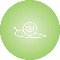 Unique Snail Line Vector Icon