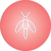 Unique Firefly Line Vector Icon