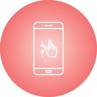 Unique Gestures Vector Line Icon