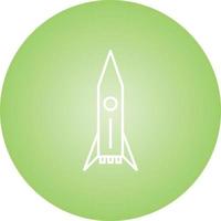 Unique Space Shuttle Vector Line Icon