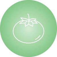 Unique Tomato Vector Line Icon