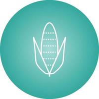 Unique Corn Vector Line Icon