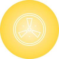 Unique Radiation Vector Line Icon