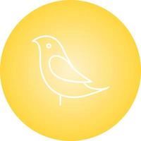 Unique Birds Vector Line Icon