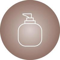 Unique Lotion Vector Line Icon