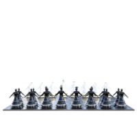 Chess 3d illustration rendering png