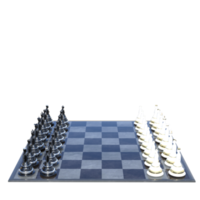 Chess 3d illustration rendering png