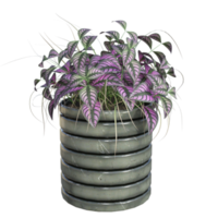 3d flower on pot png