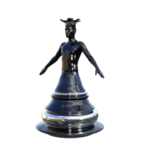 Chess 3d illustration rendering png