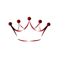 Crowned with gradient color png