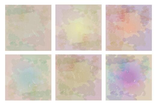 Gradient Watercolor with Noise Grunge Texture Paper Background Collection 02 vector