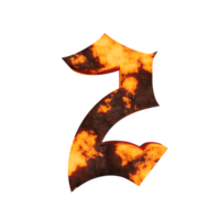 lava text effect number 2. 3d render png