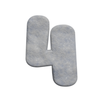 snow text effect number 4. 3d render png