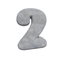 snow text effect number 2. 3d render png