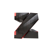 sci-fi tekst effect brief z. 3d geven png