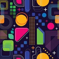 Geometric Seamless Background Concept vector