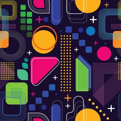 Geometric Seamless Background Concept