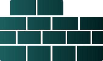 Brickwall Vector Icon Design