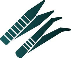 Tweezers Vector Icon Design